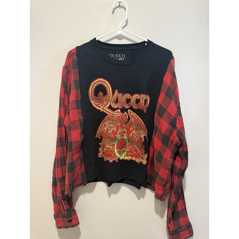 Reworked Upcycle Grunge Oversize Queen Top M/L